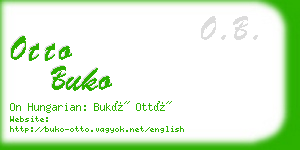 otto buko business card