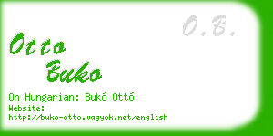 otto buko business card